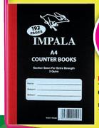 Impala A4 96 Page 1 Quire Counter Book-Each