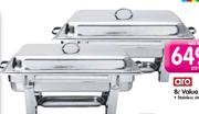 Aro Value Chafing Dish-8L Per 2 Pack