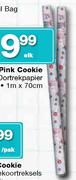 Pink Cookie Oortrekpapier-1mx70cm Elk