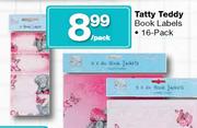 Tatty Teddy Book Labels-16-Pack