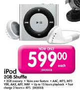 Ipod 2GB Shuffle Each