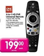 4-In-1 HD PVR Universal Remote Each