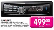 Sinotec CD/MP3/USB Front Loader Each