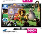 Samsung 51"(130cm) 3D Smart Full HD Plasma TV(PS51E550)