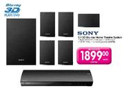 Sony 5.1 3D Blu-Ray Home Theatre System(BDV-E190)