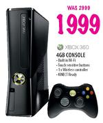 XBOX 360 4GB Console