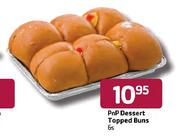 PnP Dessert Topped Buns-6's