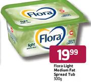 Flora Light Medium Fat Spread Tub-500gram
