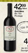 Odd Bins Bin 703 Pinotage-750ml