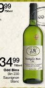 Odd Bins Bin 230 Sauvignon Blanc-750ml