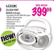 Logik CD/USB Port Radio(PCD1000)