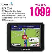 Garmin NUVI 2200