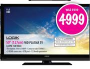 Logik 50" (127cm) FHD Plasma TV (LLPM-50FHDA)