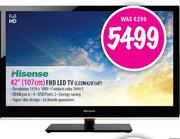 Hisense 42" (107cm) FHD LED TV (LEDN42K16P)