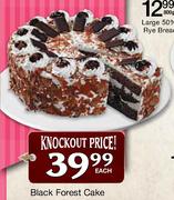 Black Forest Cake Each