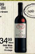 Odd Bins Bin 733 Pinotage-750ml