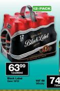 Black Label Beer NRB-12X340ml