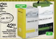 Drostdy-Hof Natural Sweet White/Premier Grand Cru/Extra Light Natural Sweet Rose-2Ltr Each