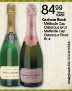 Graham Beck-Methode Cap Classique Brut/Methode Cap Classique Rose Brut-750ml Each
