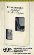 Rustenberg RM Nicholson Gift Pack With RM Nicholson & A Bohemia Crystal Glass-750ml