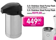 Stainless Steel Pump Flask-2.5L