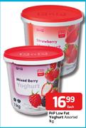 Pnp Low Fat Yoghurt Assorted-1kg Each