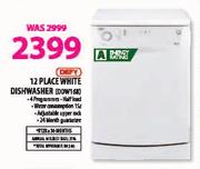 Defy 12 Place White Dishwasher(DDW168)