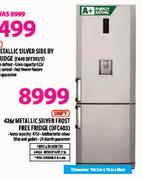 Defy Metallic Silver Frost Free Fridge-426Ltr(DFC403)