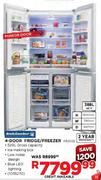 Kelvinator 4 Door 388Ltr Fridge/Freezer