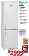 Hisense White Fridge/Freezer(H345WH)