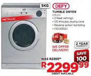 Defy Tumbler Dryer(DTD255)