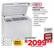 Defy 196 Ltr White Chest Freezer(DMF470)