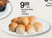 Cocktail Rolls Seeded-12's