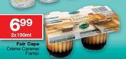 Fair Cape Creme Caramel Flambi-2 x 100ml
