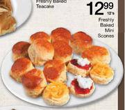 Freshly Baked Mini Scones-12's