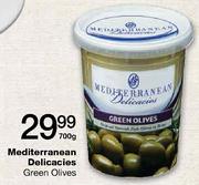 Mediterranean Delicacies Green Olives-700g