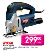 Ryobi 650W Jigsaw (J-650V)-Each