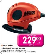 Black & Decker 55W Detail Mouse Sander (KA161BC-QS)-Each