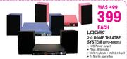 Logik 2.0 Home Theatre System(DVD-8000S)-Each