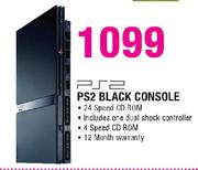 PS2 Black Console