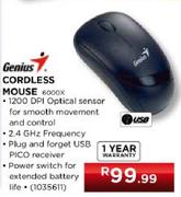 Genius Cordless Mouse (6000X)