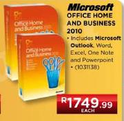 Microsoft Office Home and Business 2010-each
