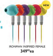 Yurbuds Sport Earphones Ironman Inspired Female-Each