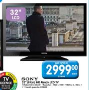 Sony 32"(81cm) HD Ready LCD TV(KLV32-CX350)