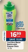 Cool Gear Racer Bottle With Freezer Stick-16 Oz Each