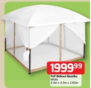 PnP Deluxe Gazebo White-3.5mx3.5mx2.65m