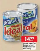 Nestle Ideal Full Cream Or Low Fat Evaporated Milk-380g Each