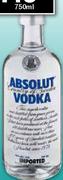 Absolut Vodka Blue-750ml