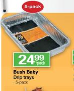 Bush Baby Drip Trays-5-Pack