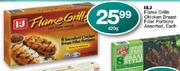 I&J Flame Grills Chicken Breast Fillet Portions Assorted-420g Each